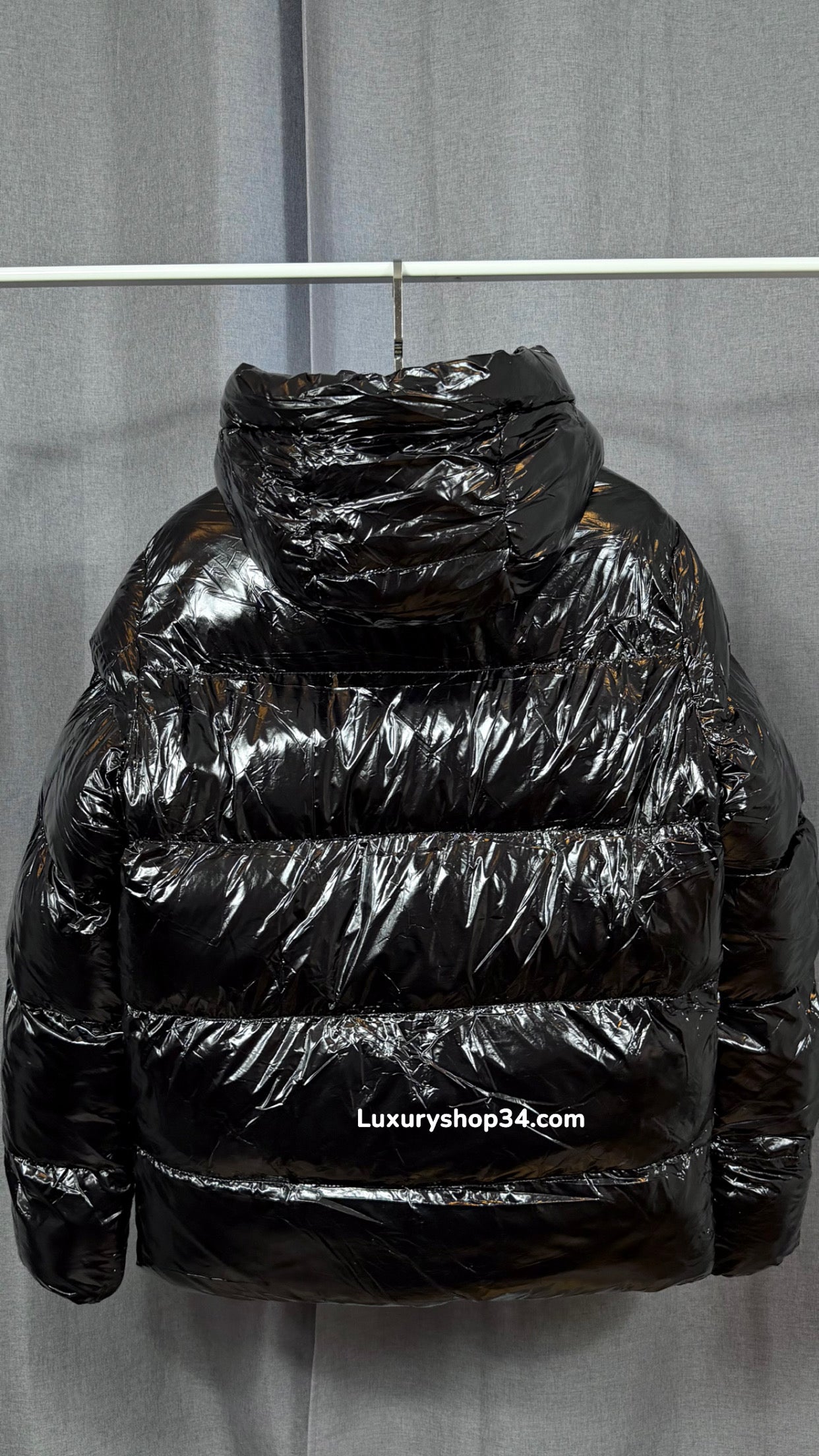 DOUDOUNE GERTRUD NOIR BRILLANTE