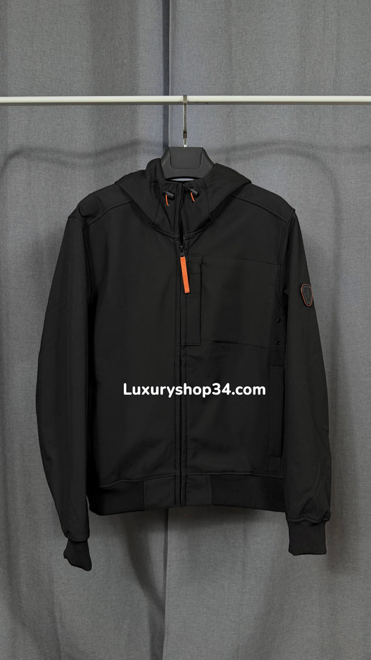 VESTE GERTRUD NOIR (intérieur polaire & extérieur imperméable)