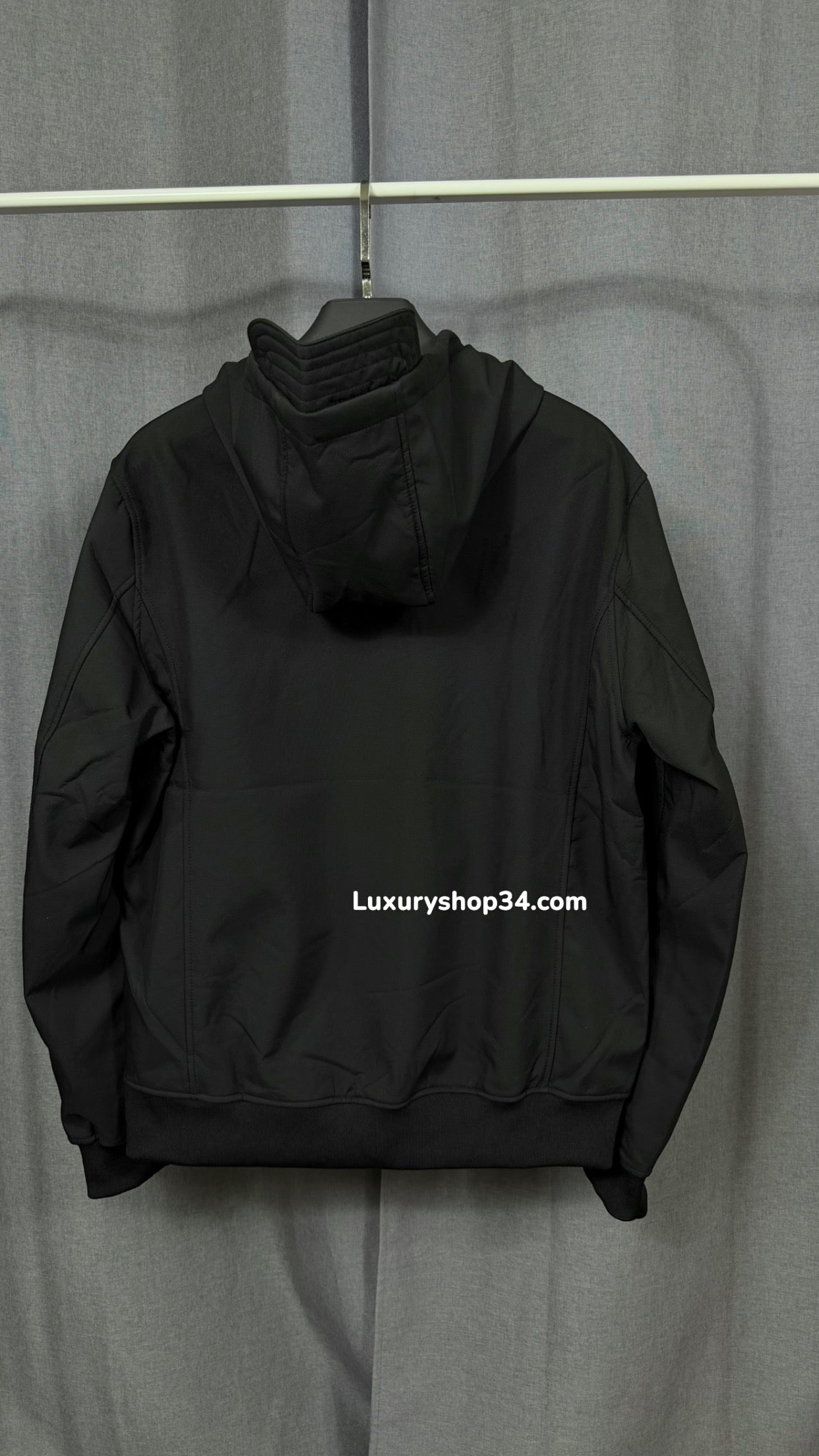 VESTE GERTRUD NOIR (intérieur polaire & extérieur imperméable)