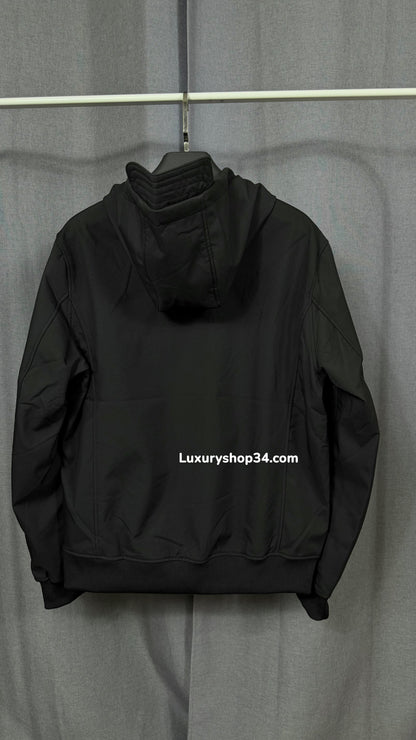 VESTE GERTRUD NOIR (intérieur polaire & extérieur imperméable)