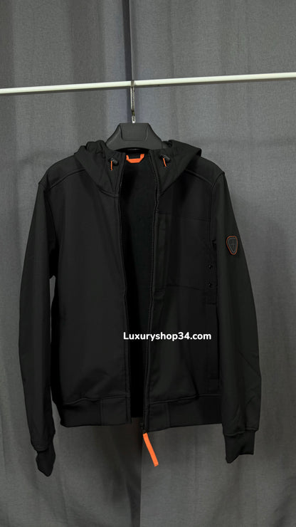 VESTE GERTRUD NOIR (intérieur polaire & extérieur imperméable)