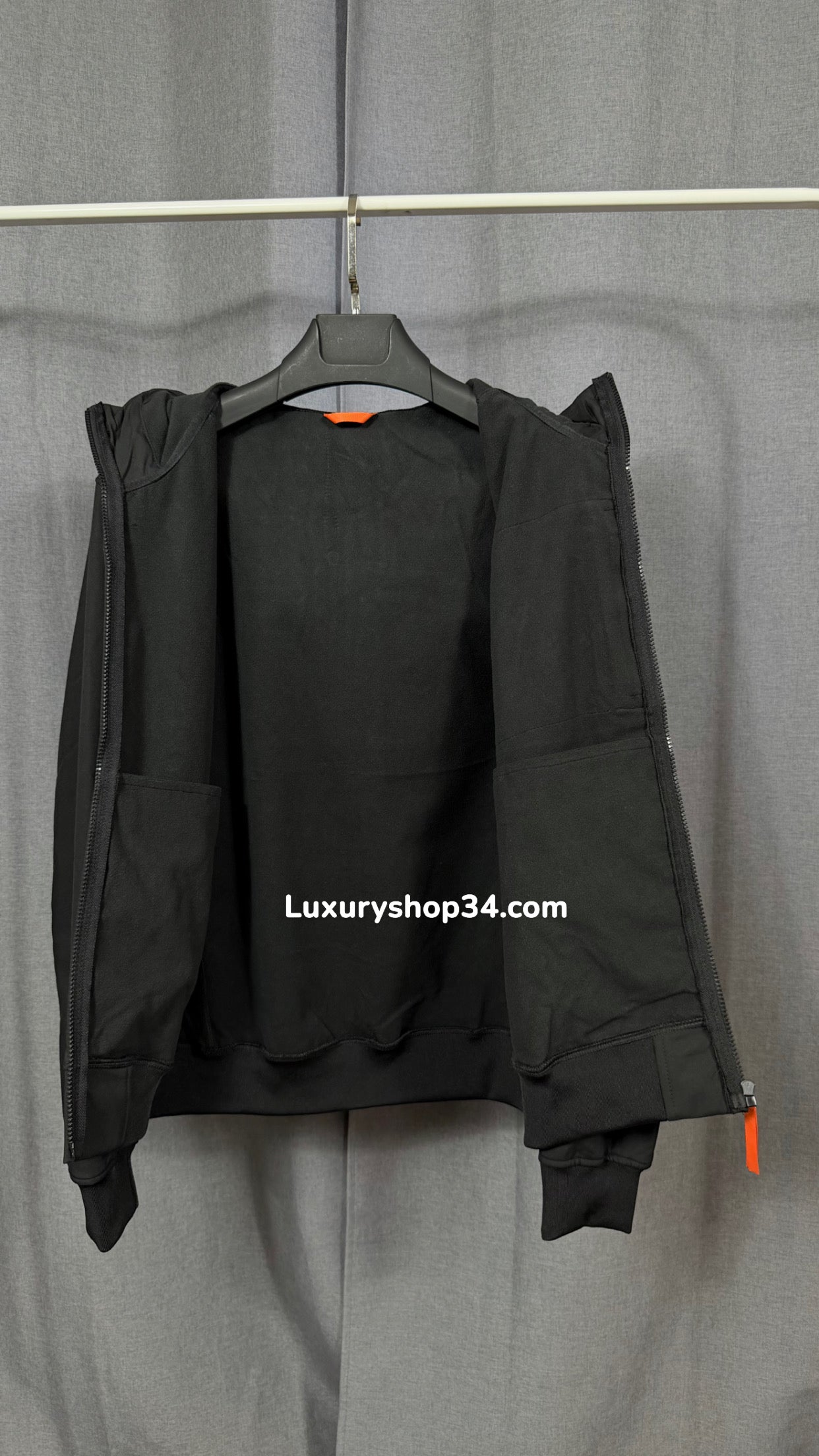 VESTE GERTRUD NOIR (intérieur polaire & extérieur imperméable)